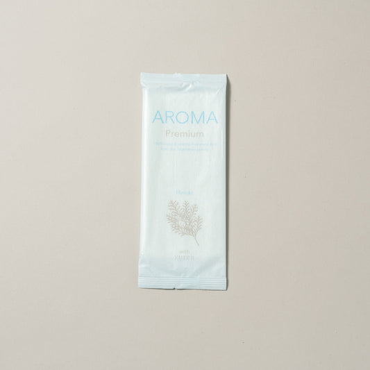 紙おしぼり AROMA Premium　ヒノキ(600入)